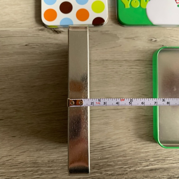 2x Tin Boxes/Cases/Containers, Length4.5โ x Width3.5โ x Height/thickness0.6โ - Picture 11 of 15